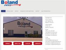 Tablet Screenshot of bolandenergy.com